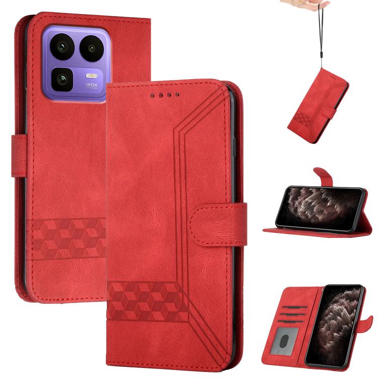 Cubic Skin Feel Flip Leather Phone Case, For Realme 16T 5G, For Realme C100 4G, For Realme P4 Power 5G, For Realme Note 80 4G, For Realme Neo8 5G, For Realme 16 5G, For Realme 16 Pro+ 5G Global, For Realme 16 Pro 5G Global
