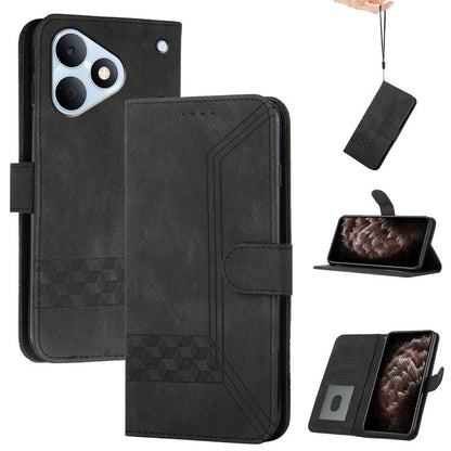 Cubic Skin Feel Flip Leather Phone Case, For Realme 16T 5G, For Realme C100 4G, For Realme P4 Power 5G, For Realme Note 80 4G, For Realme Neo8 5G, For Realme 16 5G, For Realme 16 Pro+ 5G Global, For Realme 16 Pro 5G Global
