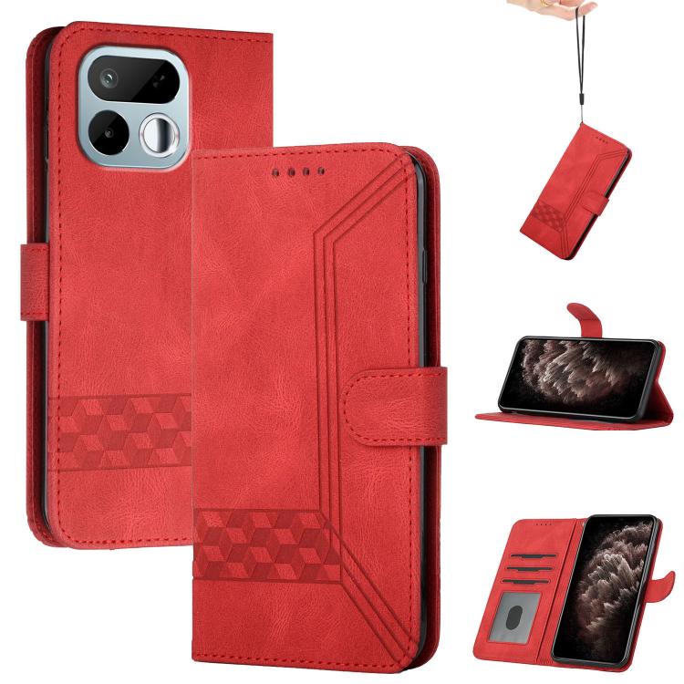 Cubic Skin Feel Flip Leather Phone Case, For Realme 16T 5G, For Realme C100 4G, For Realme P4 Power 5G, For Realme Note 80 4G, For Realme Neo8 5G, For Realme 16 5G, For Realme 16 Pro+ 5G Global, For Realme 16 Pro 5G Global