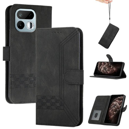 Cubic Skin Feel Flip Leather Phone Case, For Realme 16T 5G, For Realme C100 4G, For Realme P4 Power 5G, For Realme Note 80 4G, For Realme Neo8 5G, For Realme 16 5G, For Realme 16 Pro+ 5G Global, For Realme 16 Pro 5G Global
