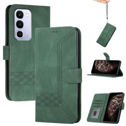Cubic Skin Feel Flip Leather Phone Case, For Realme 16T 5G, For Realme C100 4G, For Realme P4 Power 5G, For Realme Note 80 4G, For Realme Neo8 5G, For Realme 16 5G, For Realme 16 Pro+ 5G Global, For Realme 16 Pro 5G Global