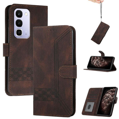 Cubic Skin Feel Flip Leather Phone Case, For Realme 16T 5G, For Realme C100 4G, For Realme P4 Power 5G, For Realme Note 80 4G, For Realme Neo8 5G, For Realme 16 5G, For Realme 16 Pro+ 5G Global, For Realme 16 Pro 5G Global