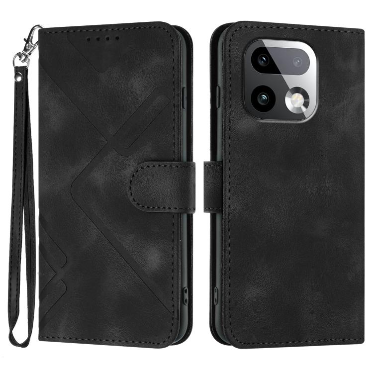 Line Pattern Skin Feel Leather Phone Case, For Realme P4 Power 5G, For Realme Note 80 4G, For Realme Neo8 5G, For Realme 16 5G, For Realme 16 Pro+ 5G Global, For Realme 16 Pro 5G Global
