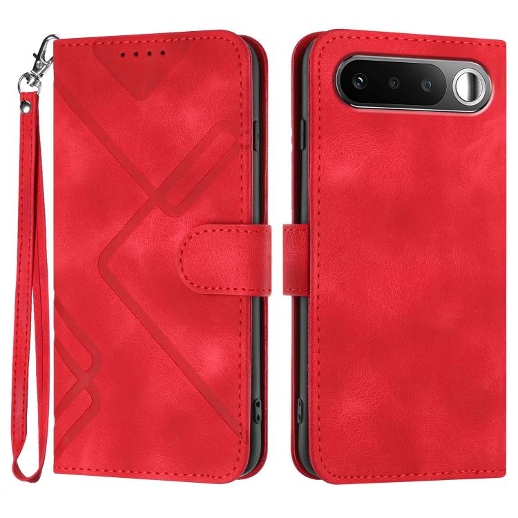 Line Pattern Skin Feel Leather Phone Case, For Realme P4 Power 5G, For Realme Note 80 4G, For Realme Neo8 5G, For Realme 16 5G, For Realme 16 Pro+ 5G Global, For Realme 16 Pro 5G Global