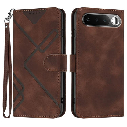 Line Pattern Skin Feel Leather Phone Case, For Realme P4 Power 5G, For Realme Note 80 4G, For Realme Neo8 5G, For Realme 16 5G, For Realme 16 Pro+ 5G Global, For Realme 16 Pro 5G Global