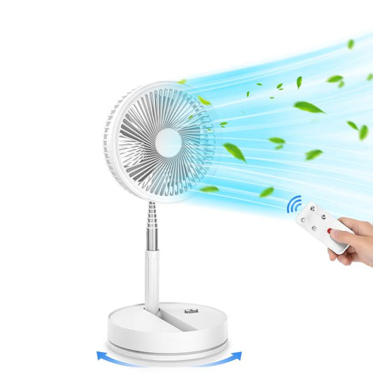 Ventilateur de bureau électrique pliable F9 avec hauteur réglable et batterie de 8000 mAh