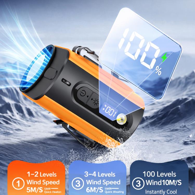 M376 Mini-ventilateur portable haute vitesse à compresse froide et batterie 3600 mAh