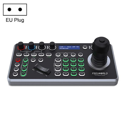 FEELWORLD KBC20 Manette de contrôle de caméra PTZ NDI, prise en charge de plusieurs protocoles de contrôle, prise en charge PoE, prise UE, prise US, prise UK, prise AU