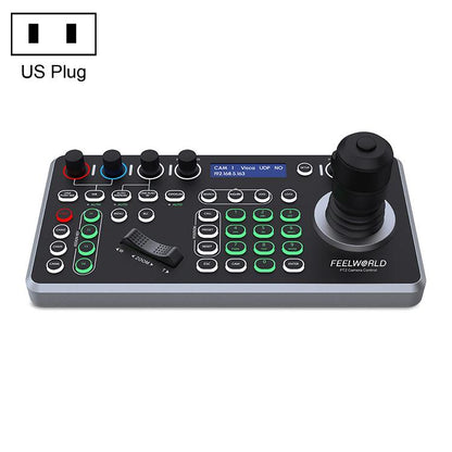 FEELWORLD KBC20 Manette de contrôle de caméra PTZ NDI, prise en charge de plusieurs protocoles de contrôle, prise en charge PoE, prise UE, prise US, prise UK, prise AU