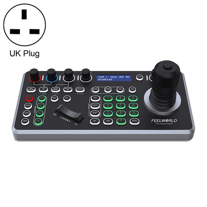 FEELWORLD KBC20 Manette de contrôle de caméra PTZ NDI, prise en charge de plusieurs protocoles de contrôle, prise en charge PoE, prise UE, prise US, prise UK, prise AU