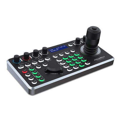 FEELWORLD KBC20 Manette de contrôle de caméra PTZ NDI, prise en charge de plusieurs protocoles de contrôle, prise en charge PoE, prise UE, prise US, prise UK, prise AU