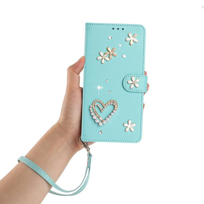 ZS01 Double-Layer Heart Floral Vegan Leather Phone Case with Wrist Strap, For Tecno Camon 40 Pro 4G Global, For Tecno Camon 40 Premier, For Tecno Camon 40 4G, For Tecno Spark 30C 5G / Pop 9 5G, For Tecno Camon 30S / 30S Pro                             ...