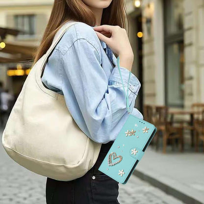 ZS01 Double-Layer Heart Floral Vegan Leather Phone Case with Wrist Strap, For Tecno Pova 6 4G, For Tecno Pova 6 5G / 6 Pro 5G, For Tecno Camon 30 Pro 5G, For Tecno Camon 30 Premier, For Tecno Camon 30 4G / 5G, For Tecno Spark 20 Pro+ 4G                ...