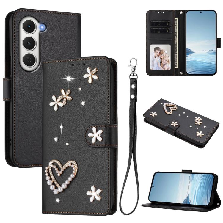 ZS01 Double-Layer Heart Floral Vegan Leather Phone Case with Wrist Strap, For Tecno Spark Go 2024 4G / Spark 20C 4G, For Tecno Spark Go 5G 2025 / Hot 60i 5G, For Tecno Spark Go 3, For Tenco Pova Slim 5G / Spark Slim 5G, For Tecno Spark 40C             ...