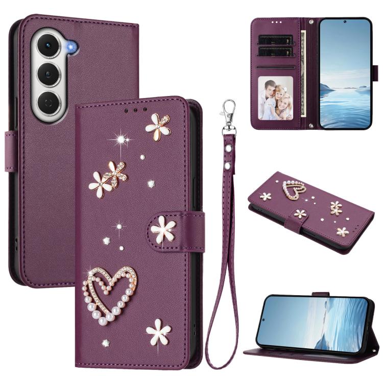 ZS01 Double-Layer Heart Floral Vegan Leather Phone Case with Wrist Strap, For Tecno Spark Go 2024 4G / Spark 20C 4G, For Tecno Spark Go 5G 2025 / Hot 60i 5G, For Tecno Spark Go 3, For Tenco Pova Slim 5G / Spark Slim 5G, For Tecno Spark 40C             ...