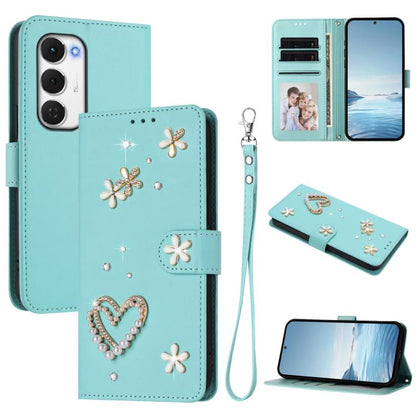 ZS01 Double-Layer Heart Floral Vegan Leather Phone Case with Wrist Strap, For Tecno Spark Go 2024 4G / Spark 20C 4G, For Tecno Spark Go 5G 2025 / Hot 60i 5G, For Tecno Spark Go 3, For Tenco Pova Slim 5G / Spark Slim 5G, For Tecno Spark 40C             ...