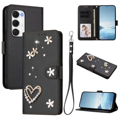 ZS01 Double-Layer Heart Floral Vegan Leather Phone Case with Wrist Strap, For Tecno Spark Go 2024 4G / Spark 20C 4G, For Tecno Spark Go 5G 2025 / Hot 60i 5G, For Tecno Spark Go 3, For Tenco Pova Slim 5G / Spark Slim 5G, For Tecno Spark 40C             ...