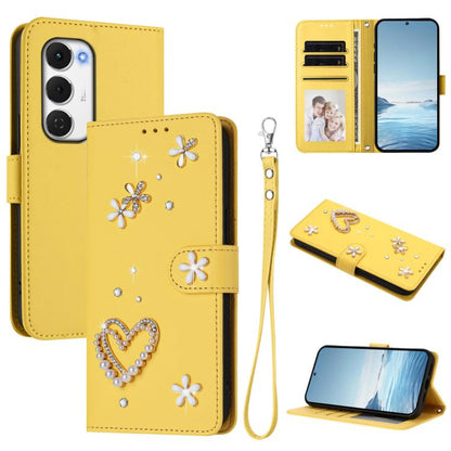 ZS01 Double-Layer Heart Floral Vegan Leather Phone Case with Wrist Strap, For Tecno Spark Go 2024 4G / Spark 20C 4G, For Tecno Spark Go 5G 2025 / Hot 60i 5G, For Tecno Spark Go 3, For Tenco Pova Slim 5G / Spark Slim 5G, For Tecno Spark 40C             ...