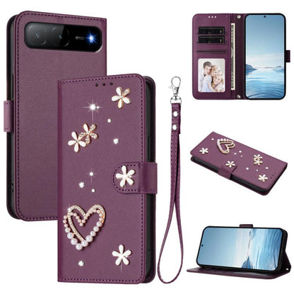 ZS01 Double-Layer Heart Floral Vegan Leather Phone Case with Wrist Strap, For Tecno Spark Go 2024 4G / Spark 20C 4G, For Tecno Spark Go 5G 2025 / Hot 60i 5G, For Tecno Spark Go 3, For Tenco Pova Slim 5G / Spark Slim 5G, For Tecno Spark 40C             ...