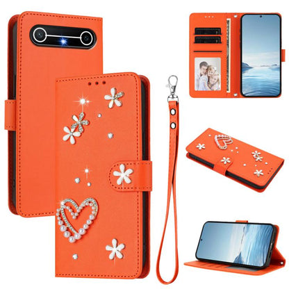 ZS01 Double-Layer Heart Floral Vegan Leather Phone Case with Wrist Strap, For Tecno Spark Go 2024 4G / Spark 20C 4G, For Tecno Spark Go 5G 2025 / Hot 60i 5G, For Tecno Spark Go 3, For Tenco Pova Slim 5G / Spark Slim 5G, For Tecno Spark 40C             ...