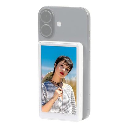 FEELWORLD MC4 Selfie Screen Monitor for Vlog Live Stream Magnetic Back Wireless Connection with Remote Control