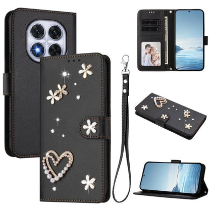 ZS01 Double-Layer Heart Floral Vegan Leather Phone Case with Wrist Strap, For Xiaomi Poco F7 Pro 5G / Redmi K80, For Xiaomi Poco M7 5G / Poco C75 4G, For Xiaomi Poco X7 5G / Redmi Note 14 Pro 5G, For Xiaomi 15 Ultra 5G                                  ...