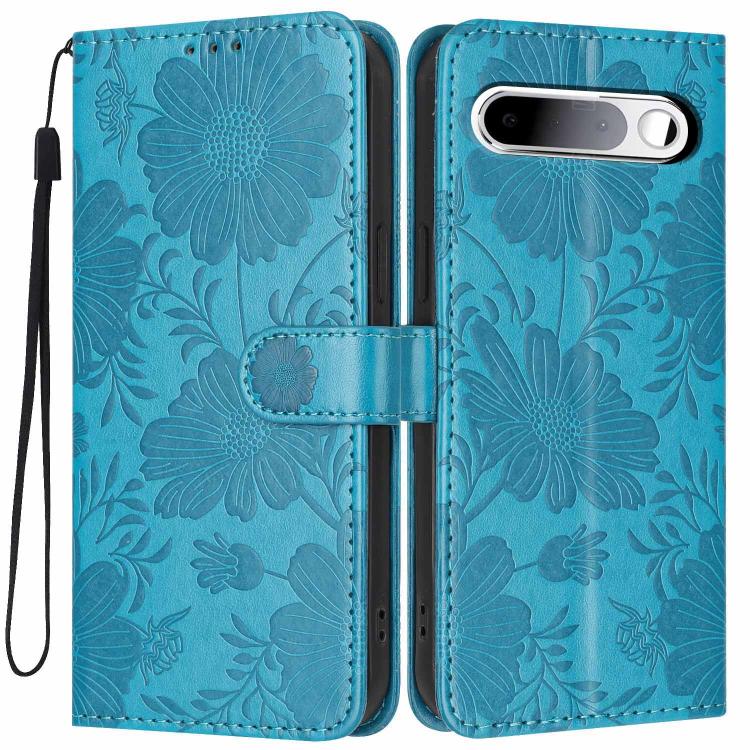 Sunflower Embossed Vegan Leather Phone Case with Small Black Rope, For Realme Note 80 4G, For Realme C83 5G, For Realme 16 5G, For Realme C61 / C63