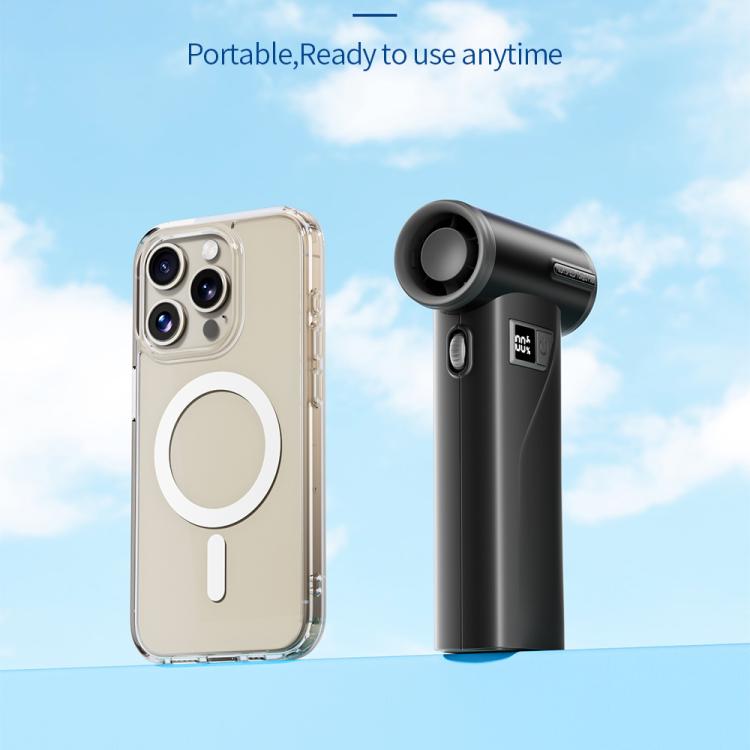 Mini ventilateur portable sans balais F2 avec affichage numérique