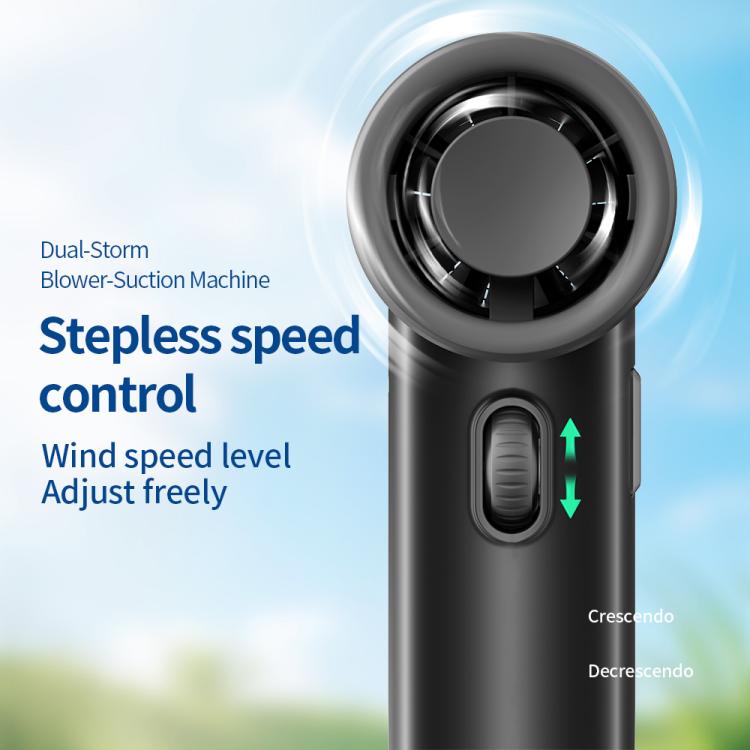 Mini ventilateur portable sans balais F2 avec affichage numérique