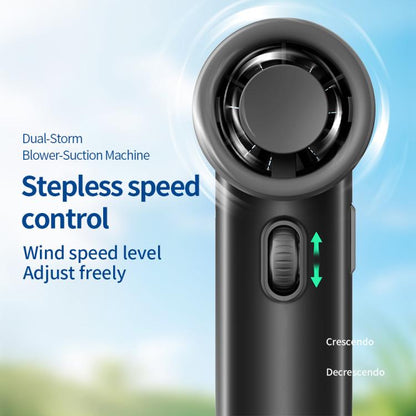 Mini ventilateur portable sans balais F2 avec affichage numérique