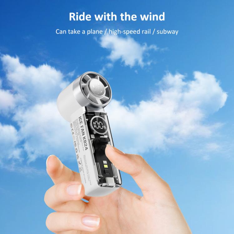 K824 Mini ventilateur portatif à grande vitesse pour éolienne concentrée