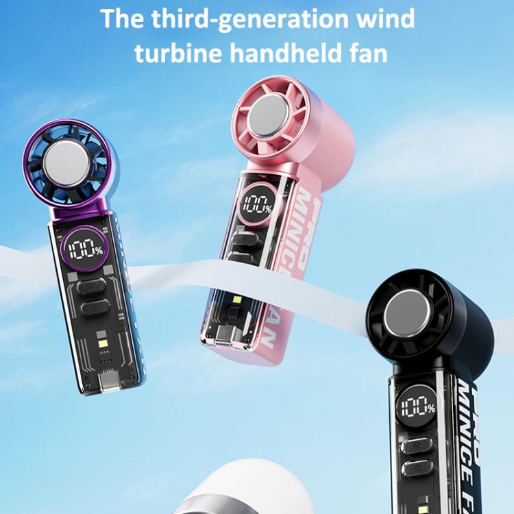K824 Mini ventilateur portatif à grande vitesse pour éolienne concentrée