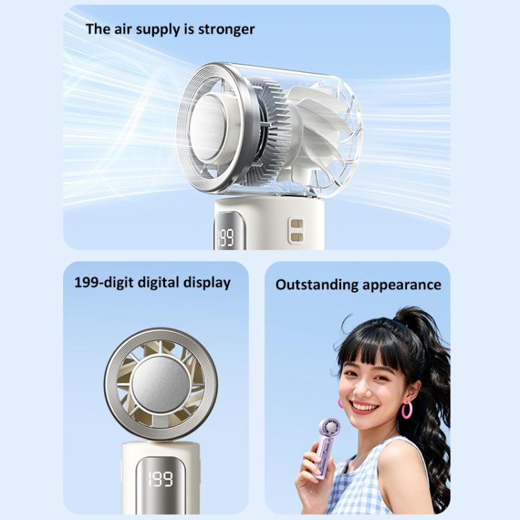 Mini ventilateur portable Y33 avec affichage numérique