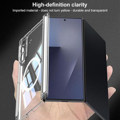 GKK Magnetic Hinge Folding Transparent Full Coverage Phone Case, For Samsung Galaxy Z TriFold