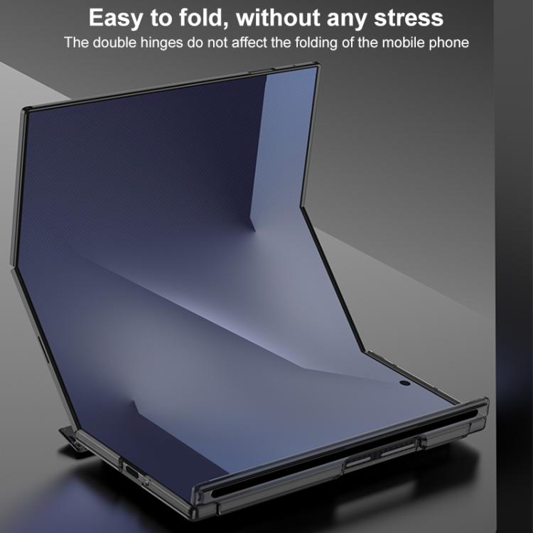 GKK Magnetic Hinge Folding Transparent Full Coverage Phone Case, For Samsung Galaxy Z TriFold