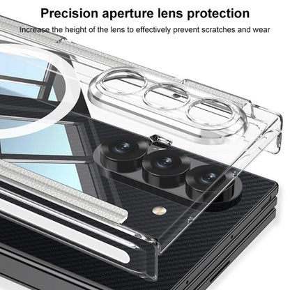 GKK Magnetic Hinge Folding Transparent Full Coverage Phone Case, For Samsung Galaxy Z TriFold