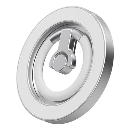 Multi-Functional 360 Degree Rotation Ring Buckle Magnetic Phone Holder with Silicone Ring Guard