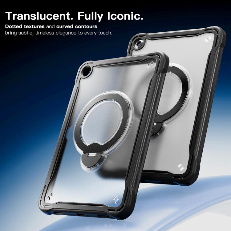 Coque hybride pour tablette Powerful Sailor Metal Holder avec sangle et film de verre, pour Samsung Galaxy A11+, pour Samsung Galaxy A9+
