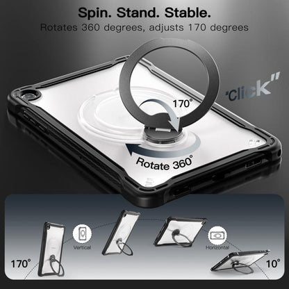 Coque hybride pour tablette Powerful Sailor Metal Holder avec sangle et film de verre, pour Samsung Galaxy A11+, pour Samsung Galaxy A9+