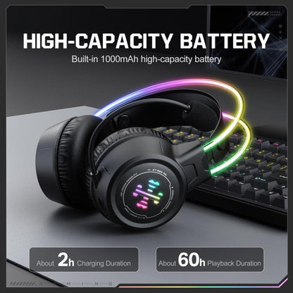 Casque de jeu filaire RVB Bluetooth 2.4G trimode ONIKUMA GT889, GT889