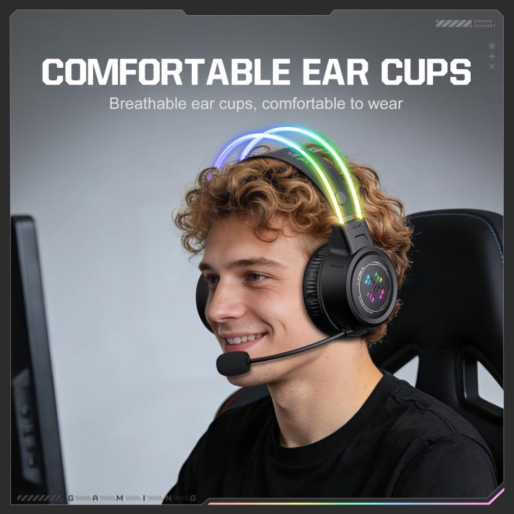 Casque de jeu filaire RVB Bluetooth 2.4G trimode ONIKUMA GT889, GT889