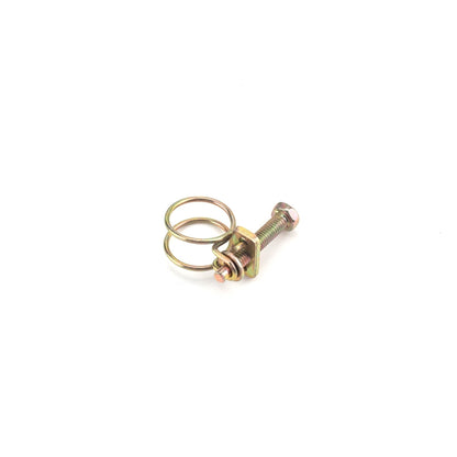 48 PCS Adjustable Color Galvanized Iron Double Wire Hose Clamps, 48 PCS