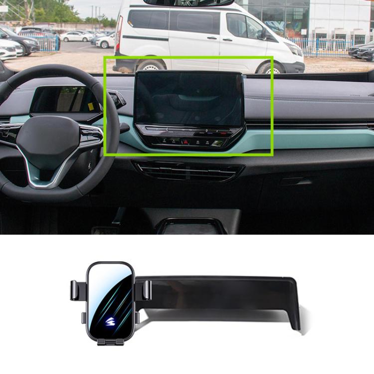 Car Screen Phone Holder Mount with Extension Arm, For Volkswagen ID7 2024 15 inch, For Volkswagen ID4X CROZZ 21-24 12 inch, For Volkswagen Tiguan L Pro 24-25 15 inch, For Volkswagen TAYRON 23-25 12 inch, For Volkswagen ID4 / ID3 25-26 12.9 inch        ...