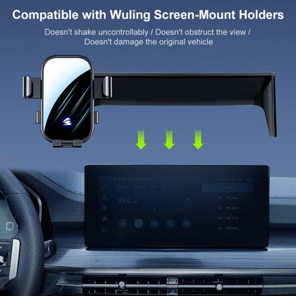 Car Screen Phone Holder Mount with Extension Arm, For SGMW Hongguang NEV 24-25 8 inch, For SGMW Nebula 2023 10.25 inch, For SGMW Bingo Plus 2024 10.1 inch, For SGMW Starlight 23-25 15.6 inch, For SGMW Victory 20-23 10.25 inch, For SGMW Bingo Enjoy 2023...