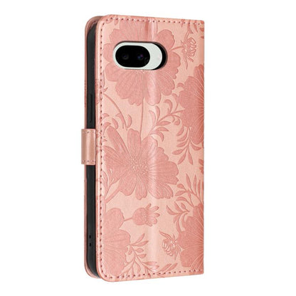 Sunflower Embossed Vegan Leather Phone Case with Small Black Rope, For Google Pixel 10a, For Google Pixel 10 Pro XL, For Google Pixel 10 / 10 Pro, For Google Pixel 9 Pro XL, For Google Pixel 9 / 9 Pro, For Google Pixel 8a, For Google Pixel 8 Pro       ...