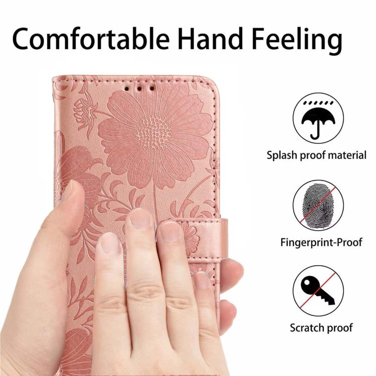 Sunflower Embossed Vegan Leather Phone Case with Small Black Rope, For Google Pixel 10a, For Google Pixel 10 Pro XL, For Google Pixel 10 / 10 Pro, For Google Pixel 9 Pro XL, For Google Pixel 9 / 9 Pro, For Google Pixel 8a, For Google Pixel 8 Pro       ...
