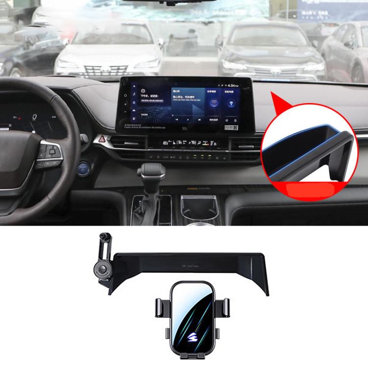 Car Screen Phone Holder Mount with Extension Arm, For Toyota Sienna 2021-2026 12.3 inch, For Toyota Sienna 2021-2023 8 inch, For Toyota Sienna 2024 10.25 inch, For Toyota BZ4 2022 / BZ4X 12.3/8 inch, For Toyota Bozhi BZ3X 2025 14.6 inch                ...