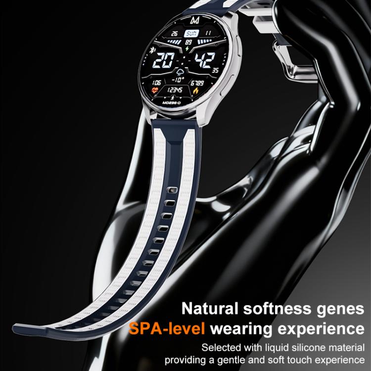 xDfind Dual-color Silicone Watch Band, 20mm, 22mm