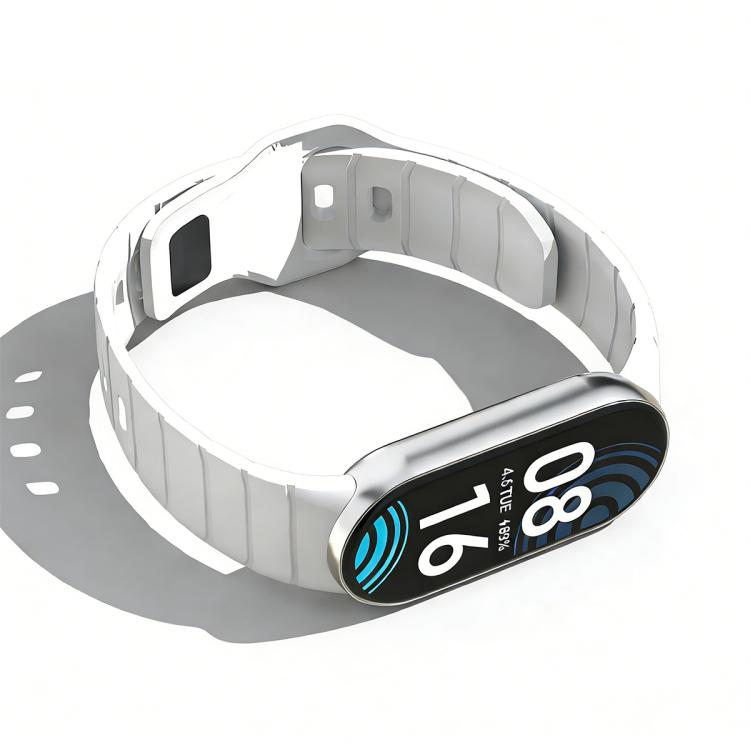 xDfind Armor-Style Reverse Buckle Silicone Watch Band, For Xiaomi Smart Band 11 / 10 / 9 / 8