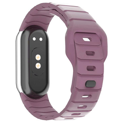 xDfind Armor-Style Reverse Buckle Silicone Watch Band, For Xiaomi Smart Band 11 / 10 / 9 / 8